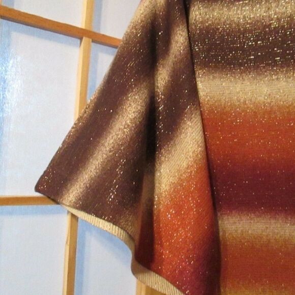 MAURICES Metallic Striped Ombre Style Blouse Sz s - Picture 6 of 6